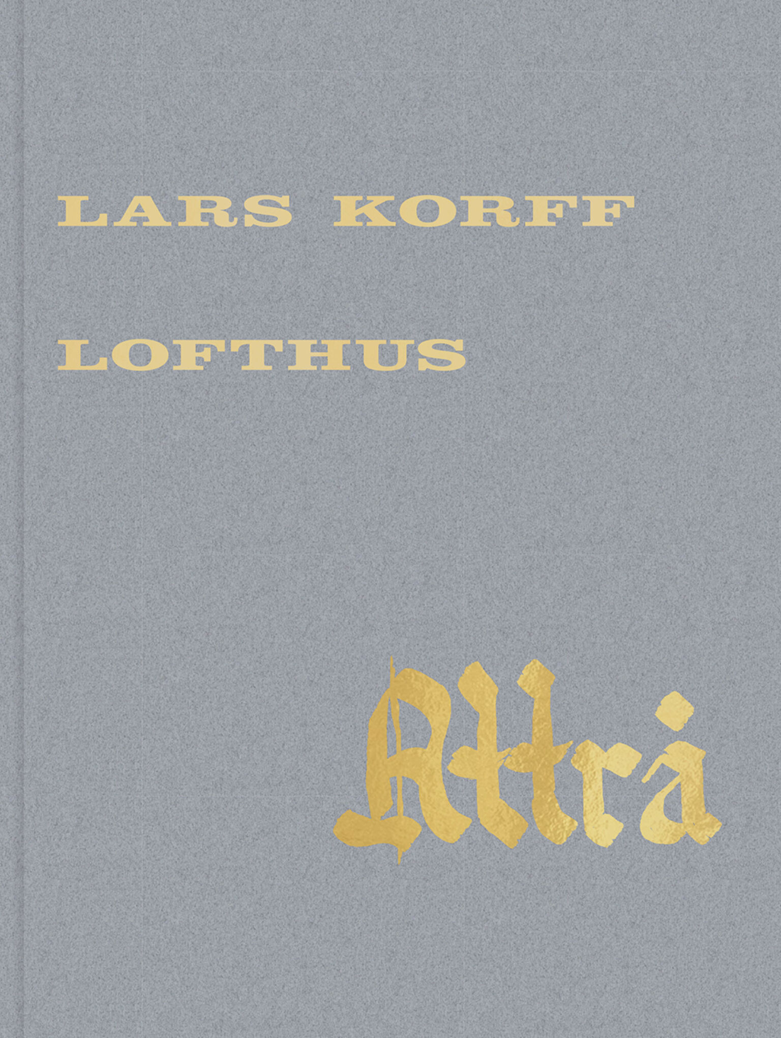 Boklansering og kunstnersamtale: Lars Korff Lofthus